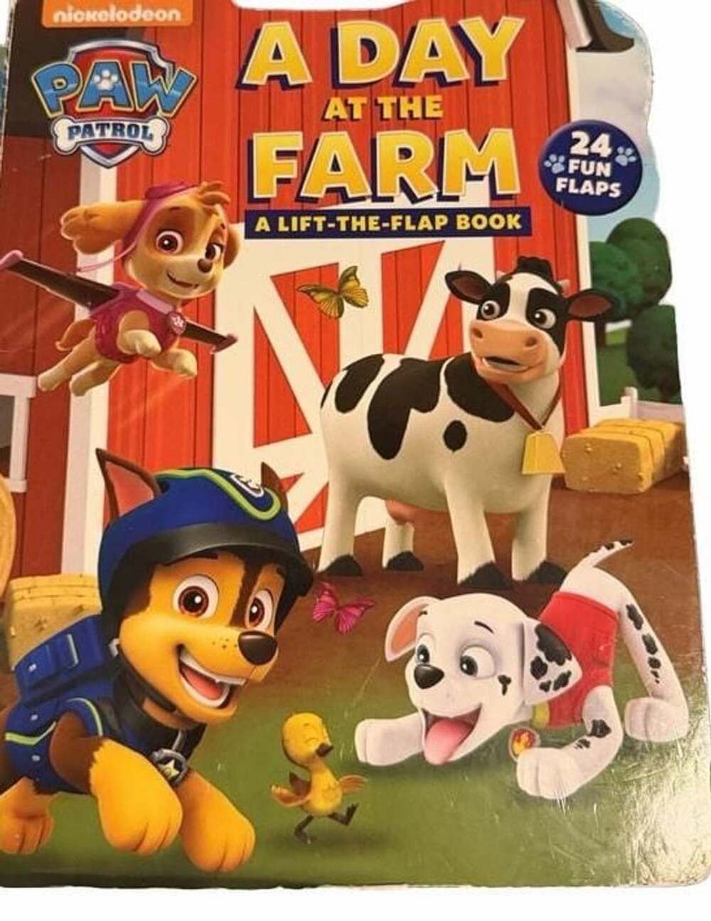 Paw Patrol A Day At The Farm Lift-The-Flap Book